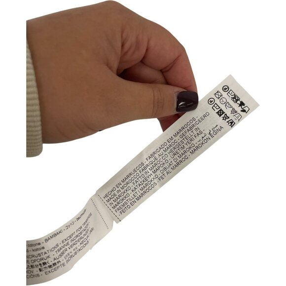 Zara Womens Shirt Blouse S Small White Button Up Beaded Poplin 8527/909 NWT - Picture 11 of 16